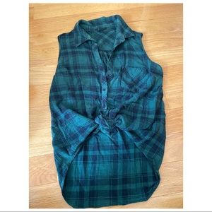 Sleeveless Flannel